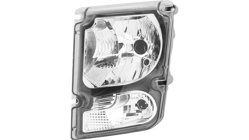Farol Le (c/pisca) (carcaca Cinza) (h4) Volvo Vm 06- / Nino