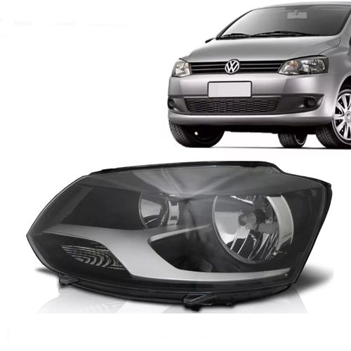Farol Le (duplo) (masc Negra) (c/friso Cinza) Volkswagen Fox 14- MOD.NOVO / Arteb 0160829