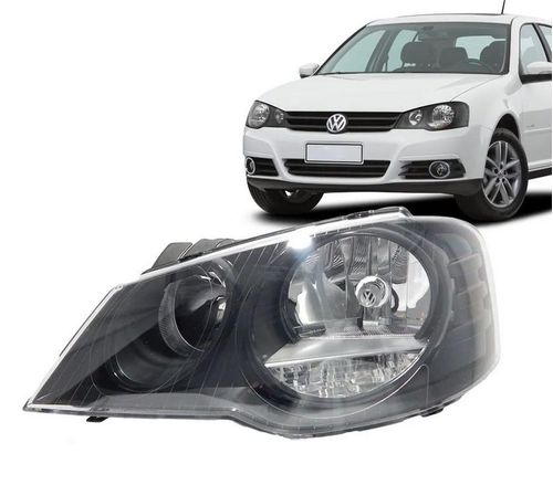 Farol Ld (bloco Preto) (canhao Crom)  Volkswagen Golf 07- / Magneti Marelli IMM0512012