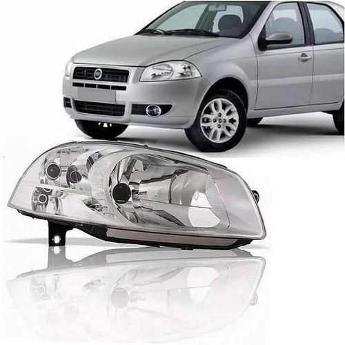 Farol Ld (foco Simples) (cromado) Fiat Palio 08- FASE III / Magneti Marelli IMM0311115