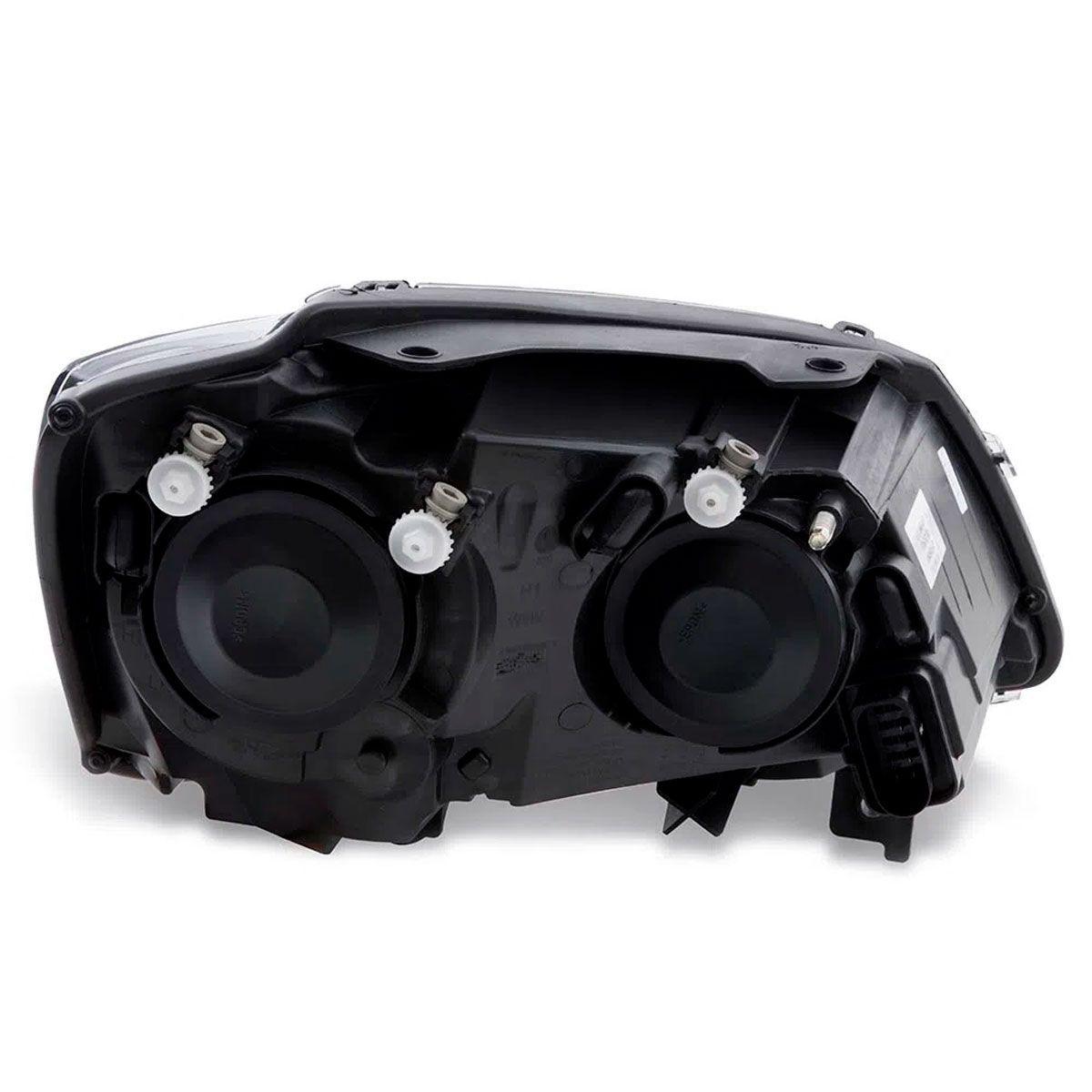 Farol Le (foco Duplo) (mascara Negra) Volkswagen Fox 10-14 E CROSS