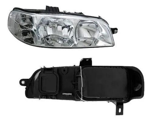 Farol Ld (bi-iodo) (carc. Preta) Fiat Palio 01-  FIRE / Arteb 160762