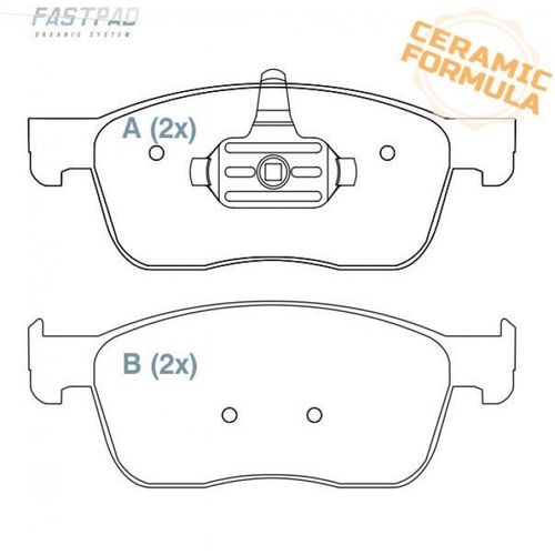PASTILHA FREIO / JUMPY 18- / WILLTEC FP1023