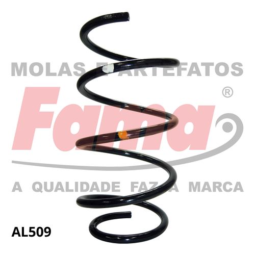 Mola Suspensao Dianteira Toyota Corolla 09-13 1.8 16V C/AR MEC / Fama AL509