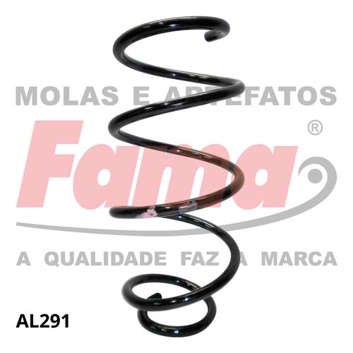 Mola Suspensao Dianteira (c/acd) Volkswagen Up 14- 1.0 12V / Fama AL291