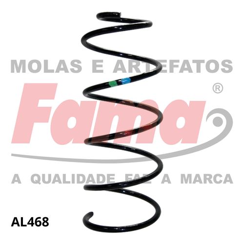 Mola Suspensao Dianteira Citroen C-4 09- HATCH 2.0 16V GLX / Fama AL468