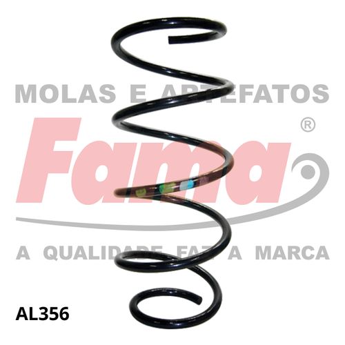 Mola Suspensao Dianteira Fiat Idea 06- 1.8 ADVENTURE / Fama AL356