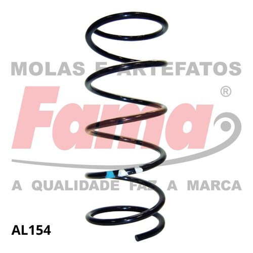 Mola Suspensao Dianteira Gm Monza 82-90 1.6/1.8/2.0 S/ACD / Fama AL154