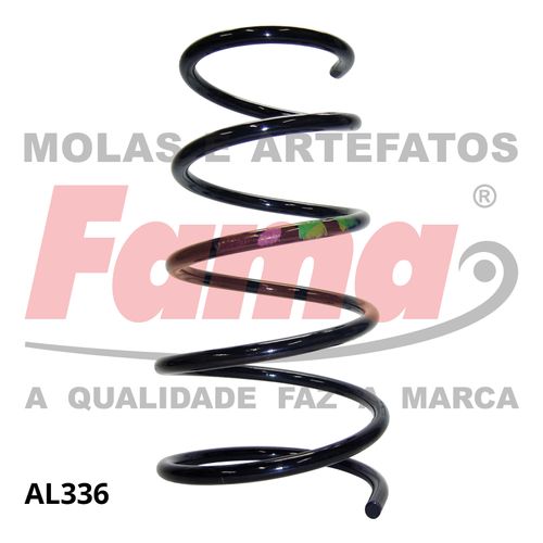 Mola Suspensao Dianteira Fiat Siena 97- 1.6 C/ACD S/DH / Fama AL336