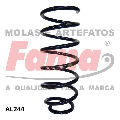Mola Suspensao Dianteira (prato Peq) Volkswagen Golf 95-98 GL/GLX/GTI C/S/ACD / Fama AL244