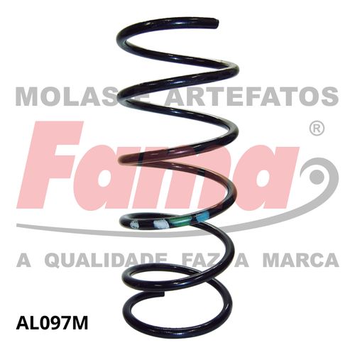 Mola Suspensao Dianteira Ford Courier 99- 1.4/1.6 16V / Fama AL097M