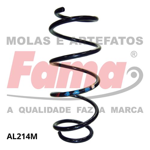 Mola Suspensao Dianteira Volkswagen Fox 03- 1.6 C/ACD / Fama AL214M