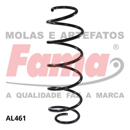 Mola Suspensao Dianteira Citroen C-3 03-13 1.4 8V / Fama AL461