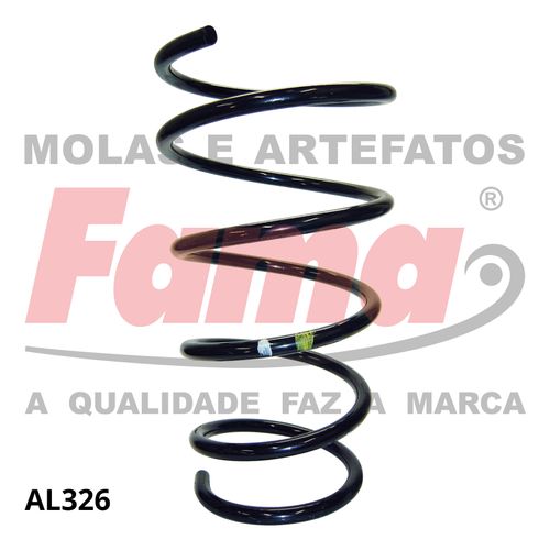 Mola Suspensao Dianteira (s/acd) Fiat Palio -00 1.0/1.5/1.6 8V / Fama AL326