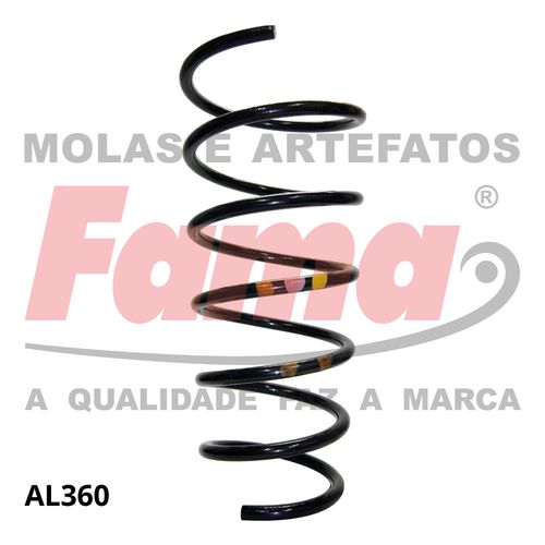Mola Suspensao Dianteira Fiat Doblo 02-03 CARGO 1.6 16V C/ACD / Fama AL360