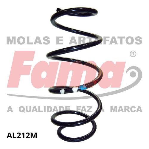 Mola Suspensao Dianteira Volkswagen Fox 03- 1.0  S/ACD / Fama AL212M