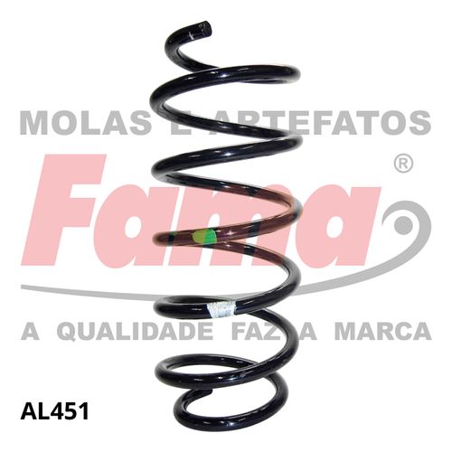 Mola Suspensao Dianteira Ld (cambio Manual) Honda Civic 06-11 NEW 1.8/2.0 LXS/EXS / Fama AL451