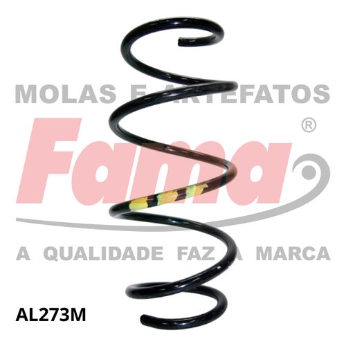 Mola Suspensao Dianteira (c/barra Estab) Volkswagen Gol 08- G.V/G.VI 1.0/1.6 S/ACD / Fama AL273M