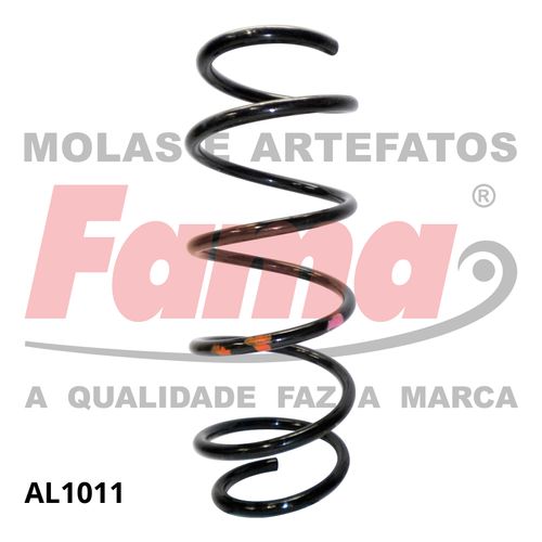 Mola Suspensao Dianteira Ford Fiesta 14- NEW HATCH/SEDAN 1.6 16V S/TRANS AUT / Fama AL1011