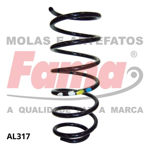 Mola Suspensao Dianteira Fiat Elba 89- S/CS/CSL/WEEKEND C/S/ACD / Fama AL317