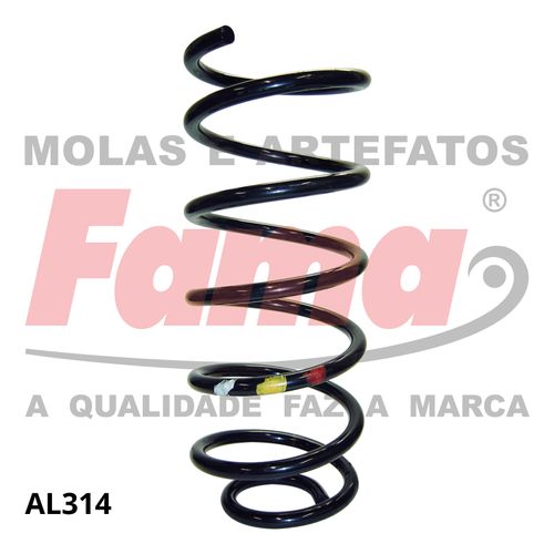 Mola Suspensao Dianteira Fiat Elba 85-88 / Fama AL314