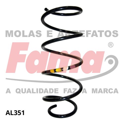 Mola Suspensao Dianteira Fiat Idea 05- 1.4/1.8 C/S/ACD EXC ADV / Fama AL351