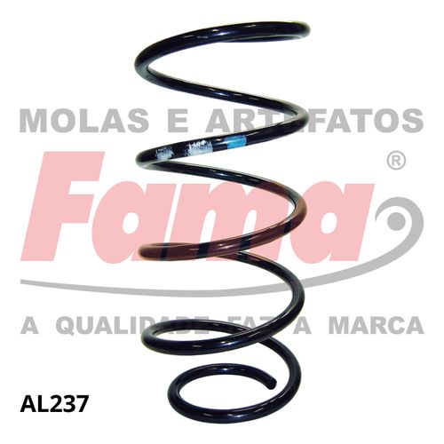 Mola Suspensao Dianteira Volkswagen Gol 98- 1.0/1.6/1.8/2.0 8/16V S/ACD / Fama AL237