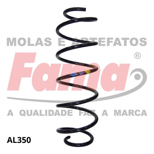 Mola Suspensao Dianteira Fiat Stilo 03-  1.8  8/16V  C/ACD / Fama AL350