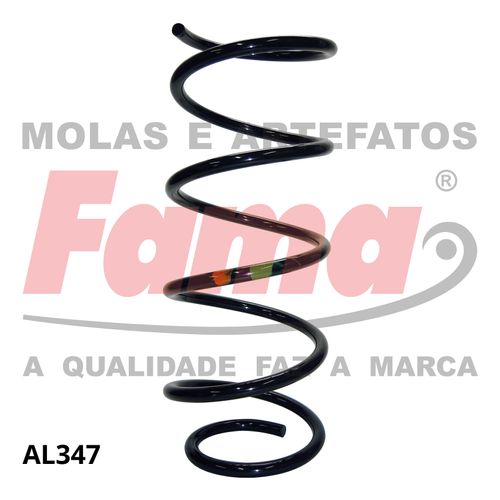 Mola Suspensao Dianteira Fiat Palio 01- 1.0/1.3/1.4 C/S/ACD / Fama AL347