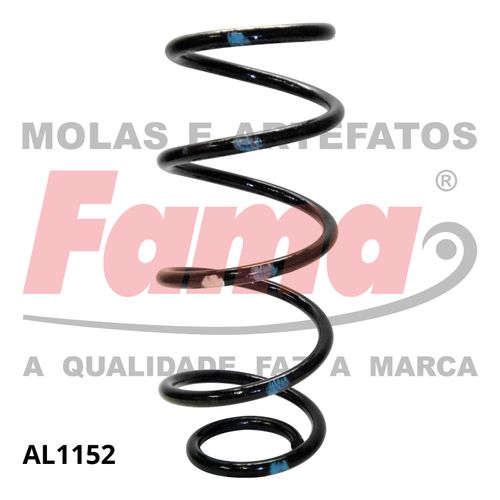 Mola Suspensao Dianteira (camb Autom) Gm Spin 12- / Fama AL1152