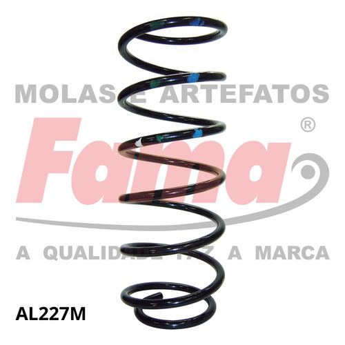 Mola Suspensao Dianteira Volkswagen Gol 95-97 1.0/1.6/1.8/2.0 C/S/ACD / Fama AL227M