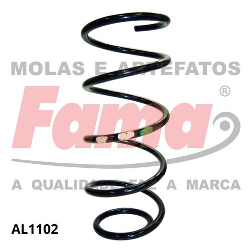 Mola Suspensao Dianteira Gm Celta 00-16 C/S/ACD / Fama AL1102