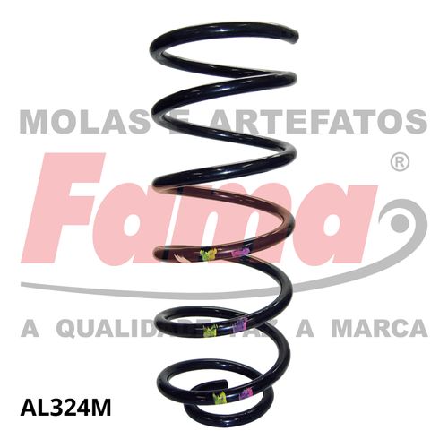 Mola Suspensao Traseira Fiat Tipo 93-97 1.6,/2.0 8V SLX / Fama AL324M