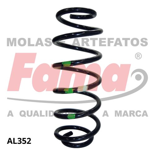 Mola Suspensao Traseira Fiat Idea 05- 1.4/1.8 EXC ADVENTURE / Fama AL352