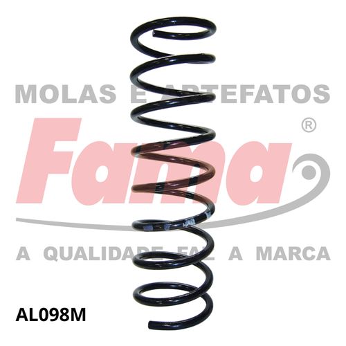 Mola Suspensao Traseira Ford Ka M07/99-07 1.0/1.6 / Fama AL098M