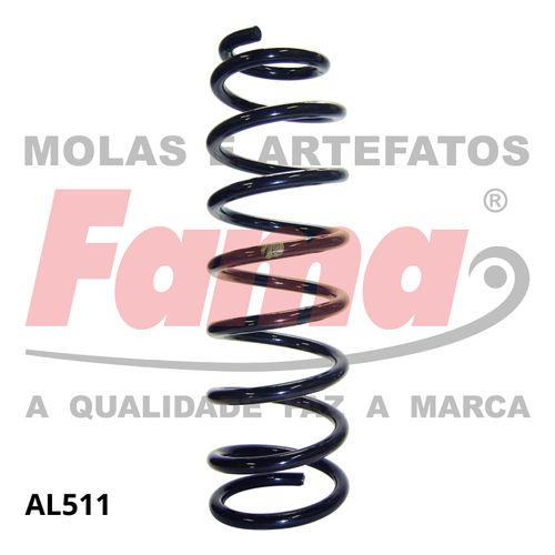 Mola Suspensao Traseira Toyota Corolla 09-13 1.8 16V / Fama AL511
