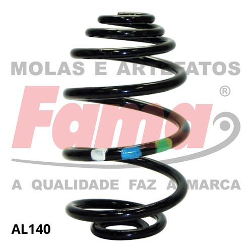 Mola Suspensao Traseira Gm Prisma 06-12 1.0/1.4 / Fama AL140