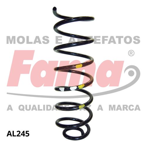 Mola Suspensao Traseira Volkswagen Golf 94-98  GL/GLX/GTI / Fama AL245