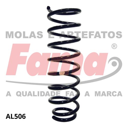 Mola Suspensao Traseira Toyota Corolla 02-08 / Fama AL506