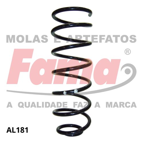 Mola Suspensao Traseira Gm Vectra 97-05 C/S/ACD / Fama AL181