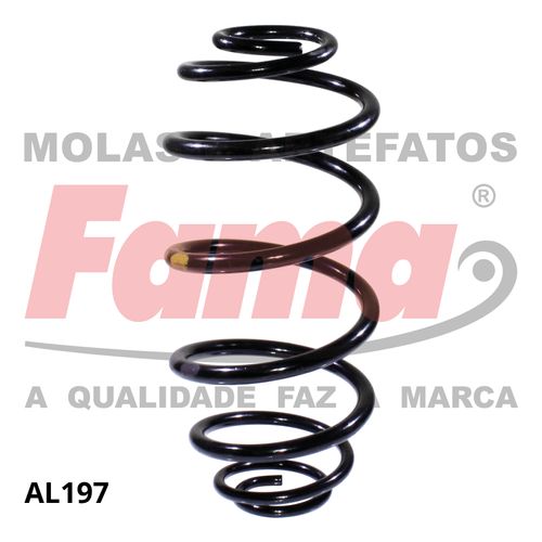 Mola Suspensao Traseira Gm Astra 98- 1.8/2.0 8/16V C/S/ACD HATCH SEDAN / Fama AL197