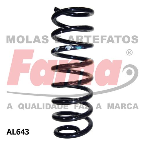 Mola Suspensao Traseira Renault Sandero 07-13 / Fama AL643