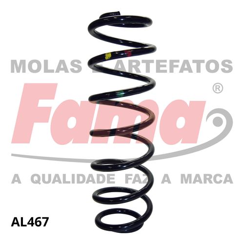 Mola Suspensao Traseira Citroen C-4 08- SEDAN / Fama AL467