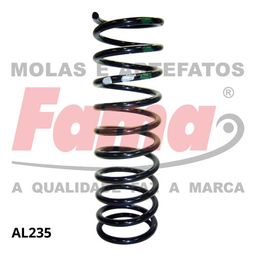 Mola Suspensao Traseira Volkswagen Gol 97- 4P / Fama AL235