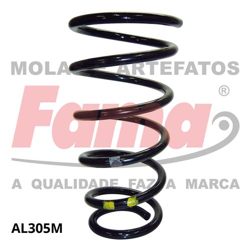 Mola Suspensao Traseira Fiat Palio 01- 1.0/1.3/1.4/1.6/1.8 8/16V 2/4P / Fama AL305M