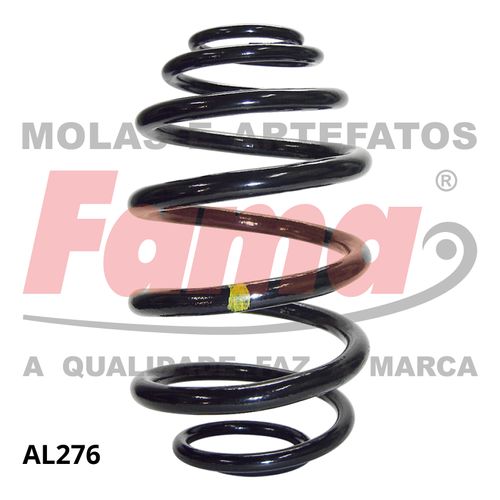 Mola Suspensao Traseira Volkswagen Saveiro 08- G.V/G.VI / Fama AL276