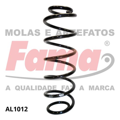 Mola Suspensao Traseira Ford Fiesta 14- NEW HATCH 1.6 16V / Fama AL1012