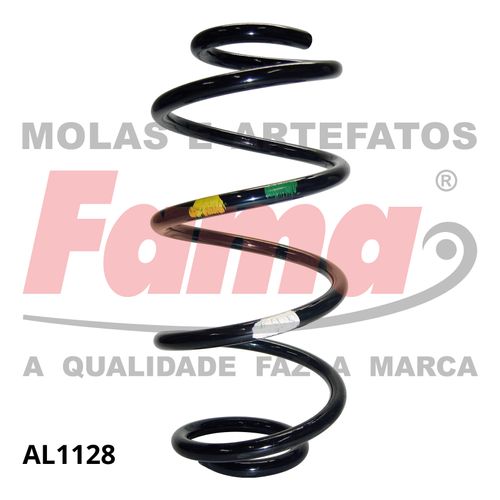 Mola Suspensao Traseira Gm Cobalt 12- 1.4/1.8 LS/LT/LTZ / Fama AL1128