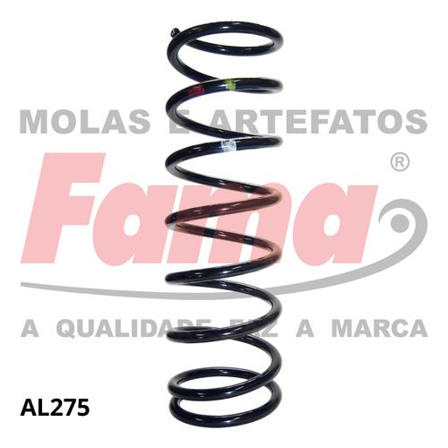 Mola Suspensao Traseira Volkswagen Voyage 08- G.V 1.0/1.6 C/S/ACD / Fama AL275