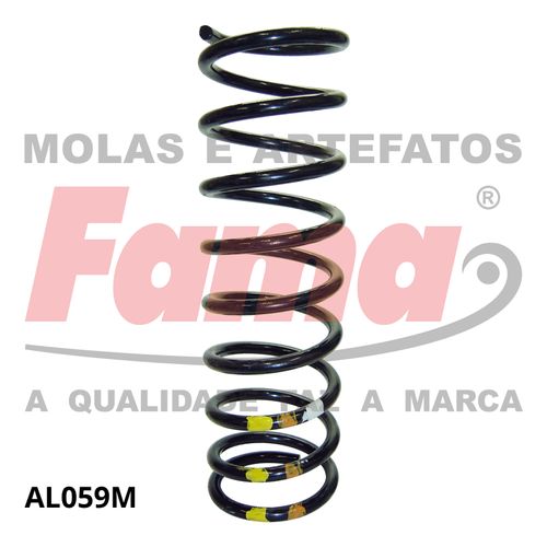 Mola Suspensao Traseira Ford Escort Zetec 97-   1.6/1.8  16V  SEDAN / Fama AL059M